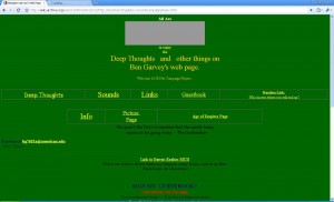 This is what my site looked like in 1999.  Ouch.